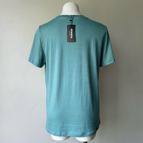 🌼 Avanova CALIFORNIA WEST COAST Graphic Tee Green L NWT - Picture 5 of 6